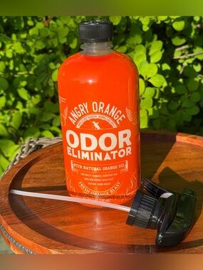 NEW Angry Orange Pet Odor Eliminator Multi surface Everyday Spray - 24 fl oz